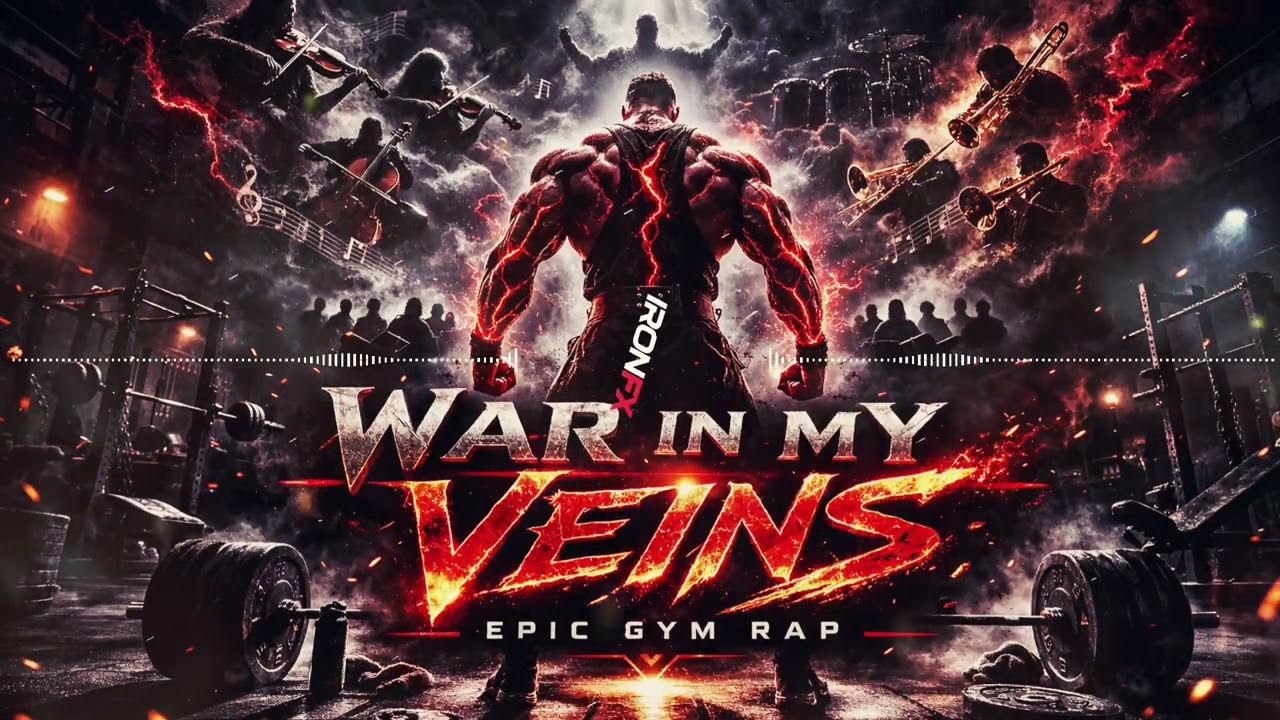 Motivational Gym Rap 2026 🔥– WAR IN MY VEINS (NoCopyright Free To Use) | Aggressive Workout Music