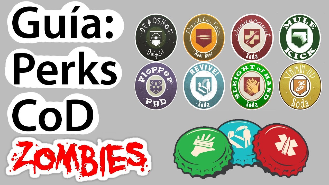 Black Ops 2 Zombies - Todas las bebidas / Perk a Cola [Guia Completa]