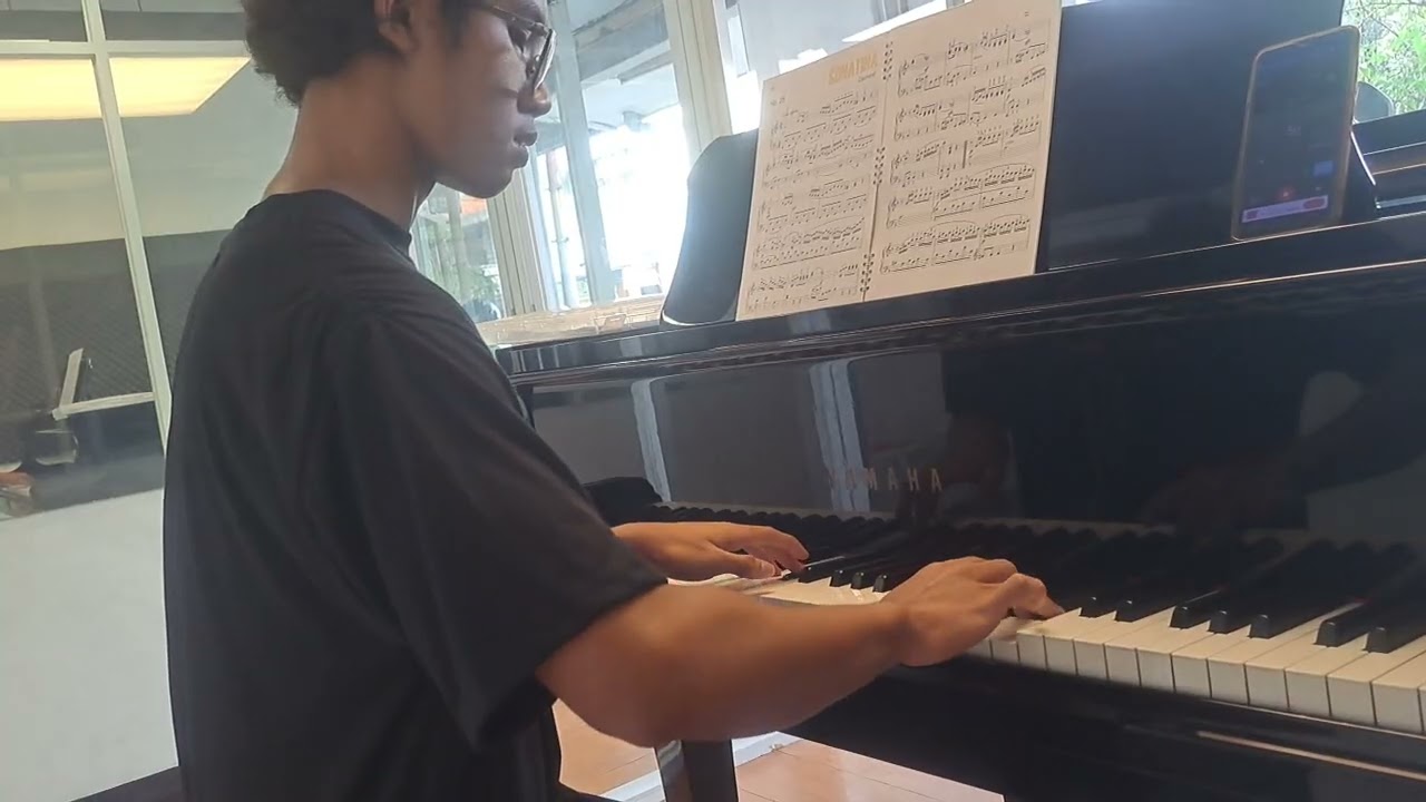 Abraham Sudirman, Sabtu, 21 Februari 2026, Piano Grade 3: sonatina on progress