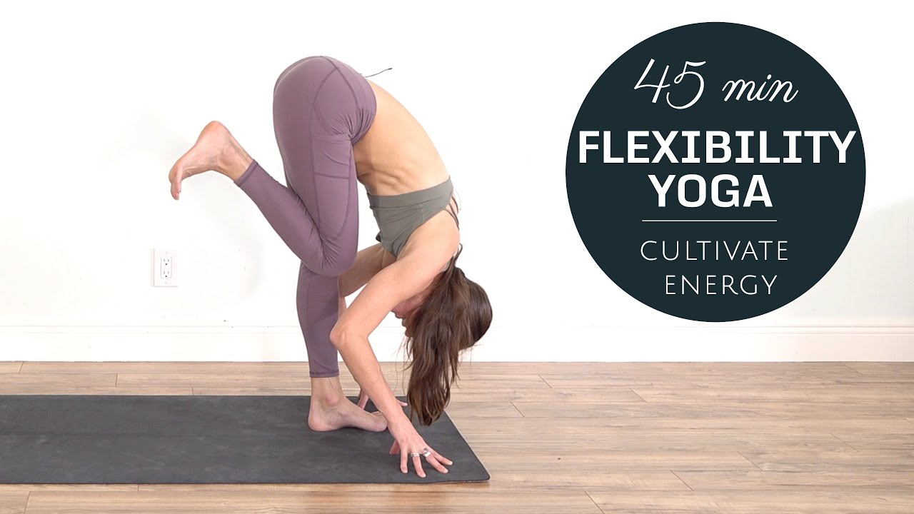 45 Min Yoga Flow [ Total Body Workout ] Awaken, Build Heat & Energy