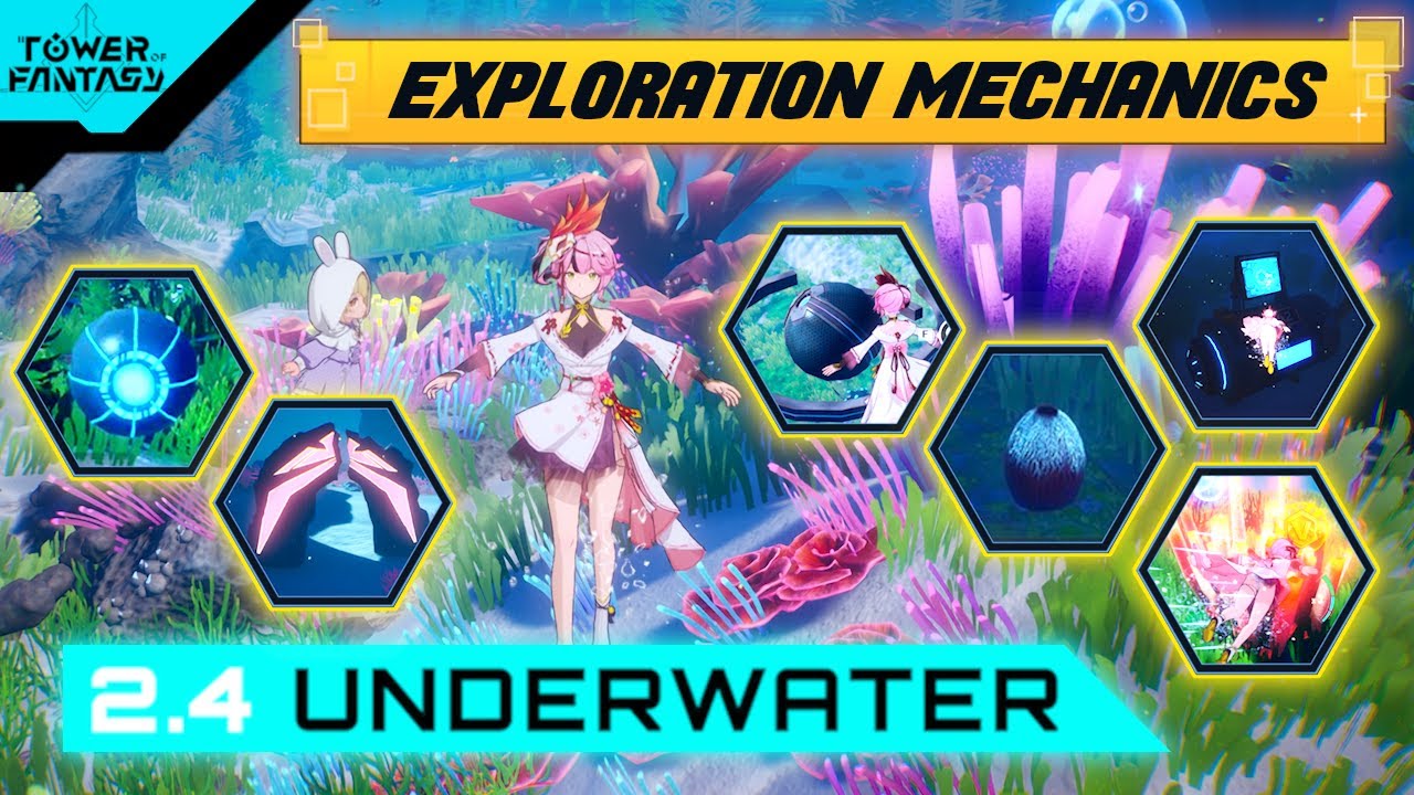 New Mechanics Exploration Underwater 2.4 - Tower of Fantasy