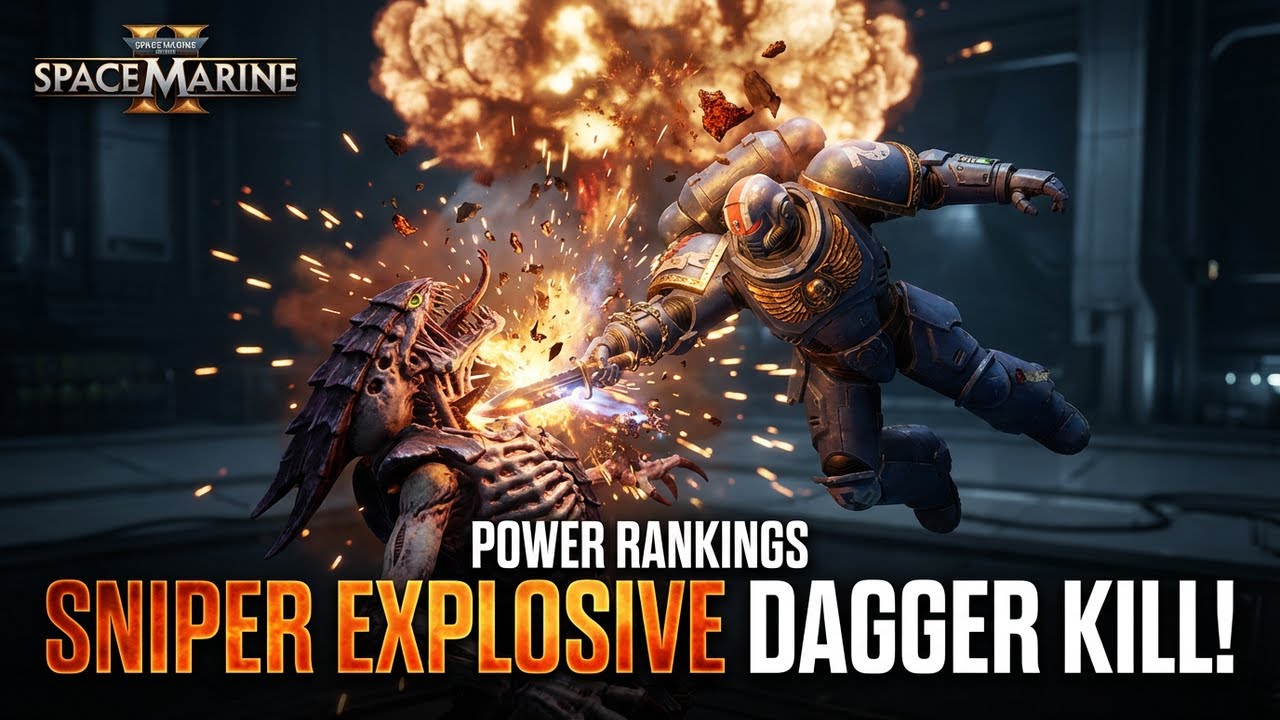 Explosive Block Dagger No Commentary Combat only Gameplay 40k60 |  Sniper Space Marine 2