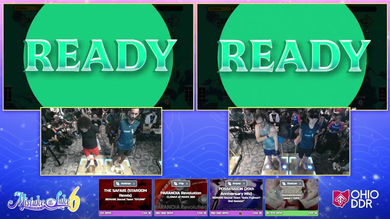 DDR | Krono vs Flip, Androo, Dunc | Mistake on the Lake 6 —Winner Semifinals