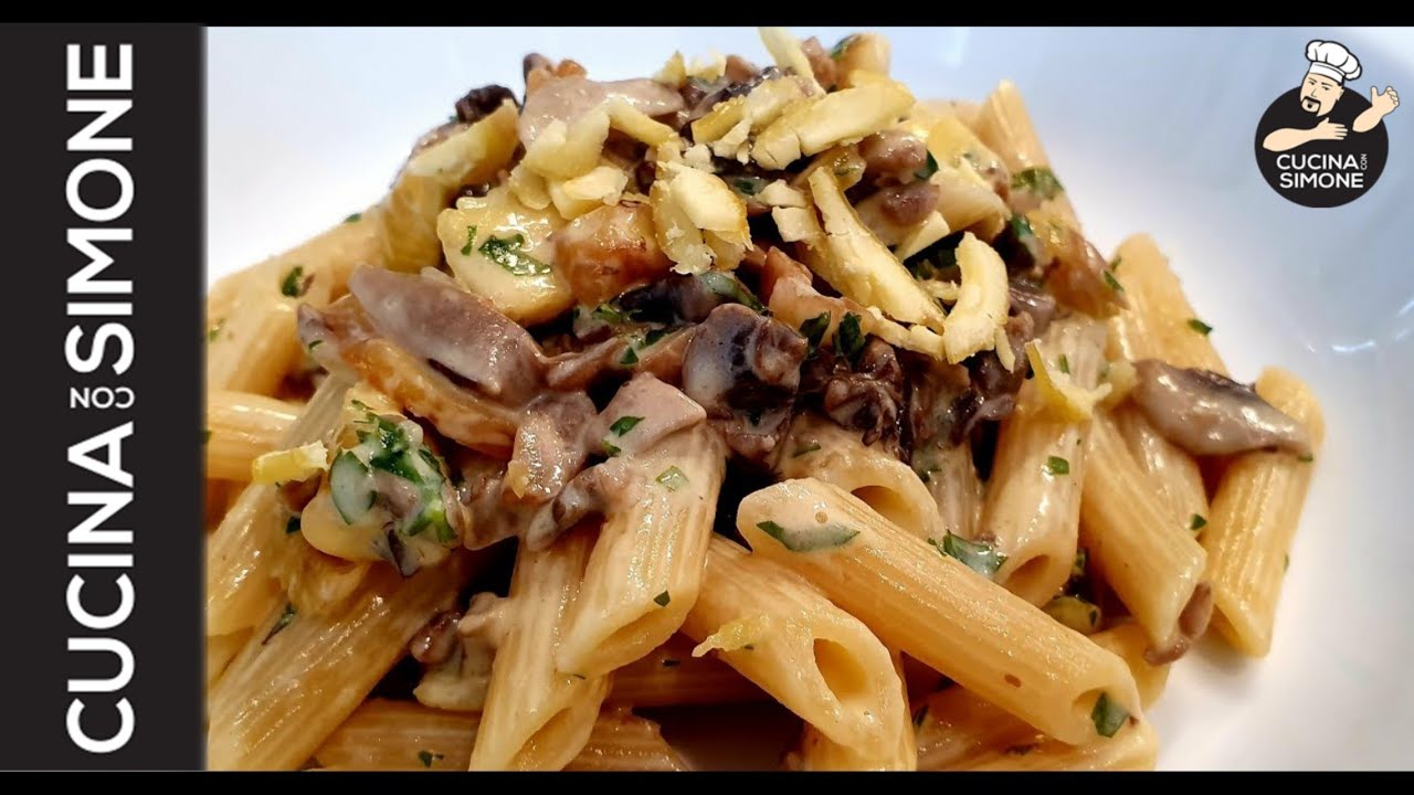 Pasta Castagne e Funghi champignon