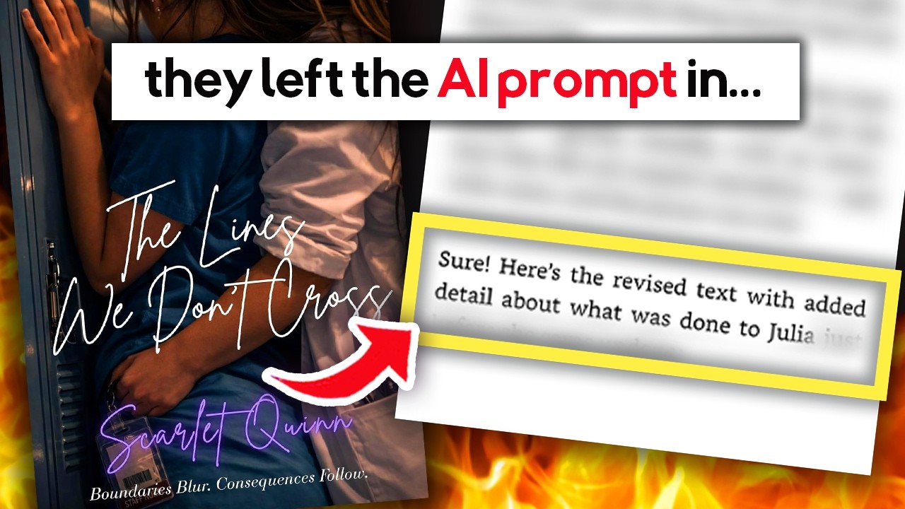 Author EXPOSED For Using AI To Write Their Book...