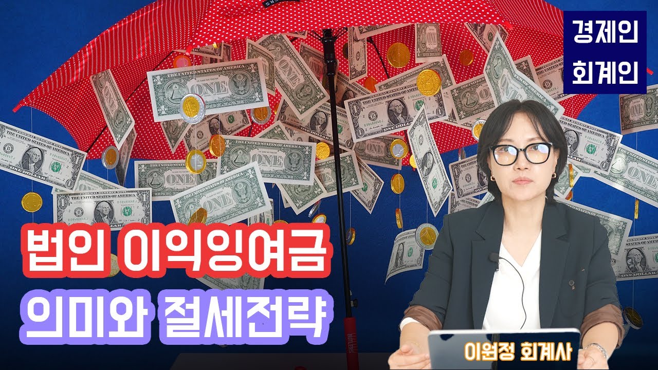 이익잉여금이란 그리고 절세전략 ; 이원정 회계사