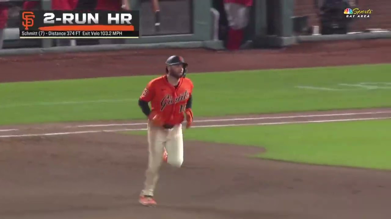 Casey Schmitt's 7th home run of 2025 is a 2-run shot