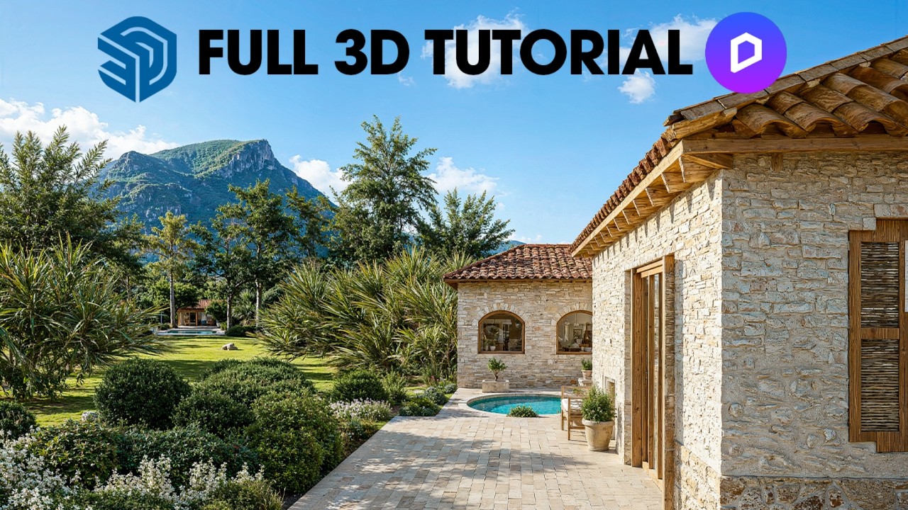 SketchUp + D5 Render Full 3D Tutorial | Beginner to Advanced Rendering Workflow