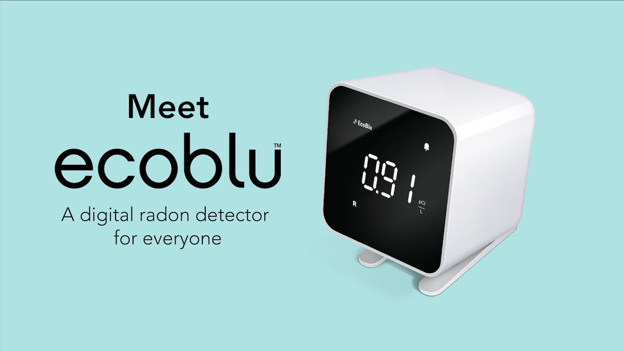 EcoBlu - Digital Radon Gas Monitor by Ecosense