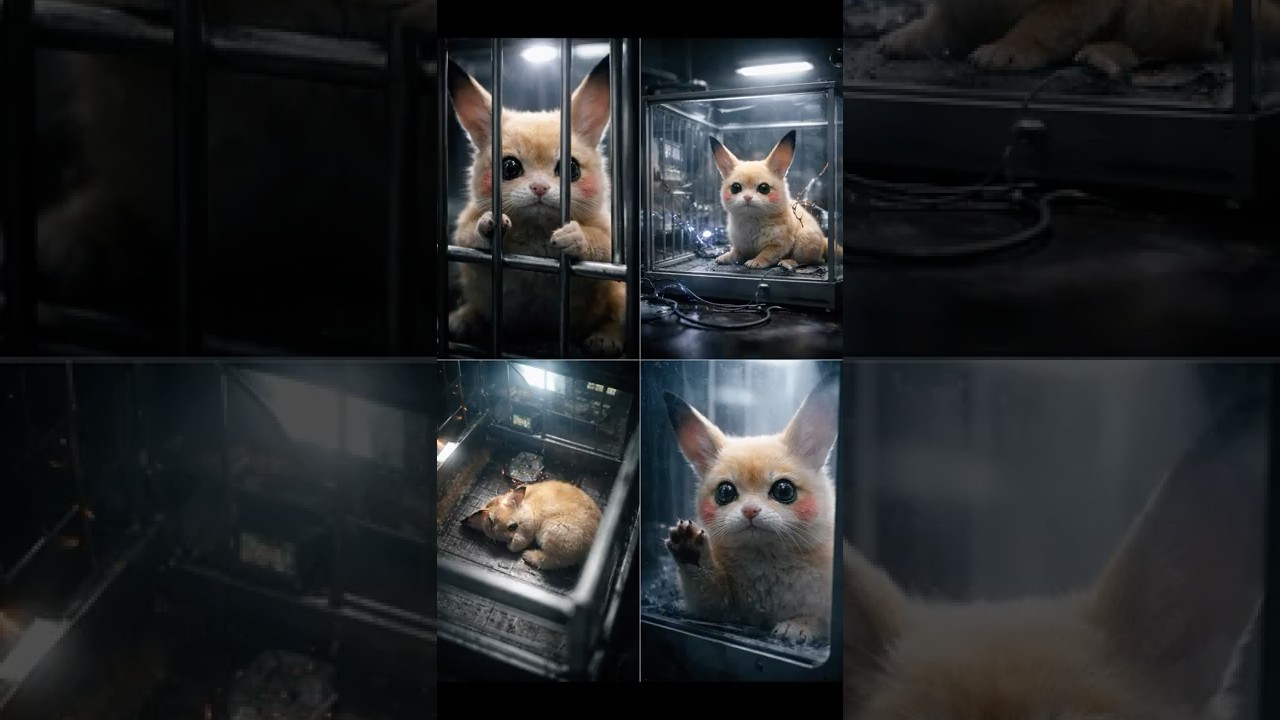 Настоящий покемон Пикачу из реальной жизни — Электрическое животное дает отпор внутри секретного ...
