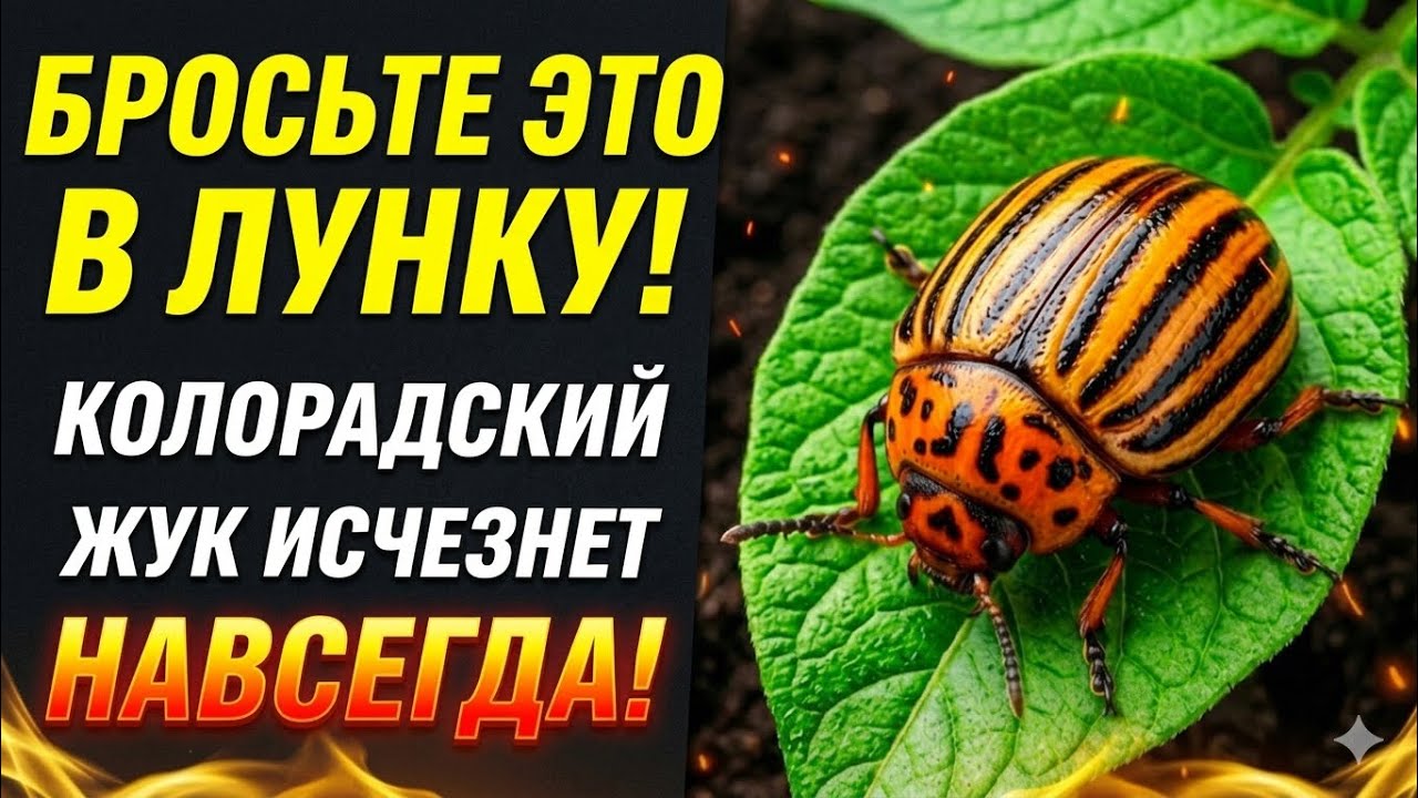 Картошка БЕЗ ХИМИИ и ЖУКОВ! Старый агрономический секрет за тридцать пять рублей.