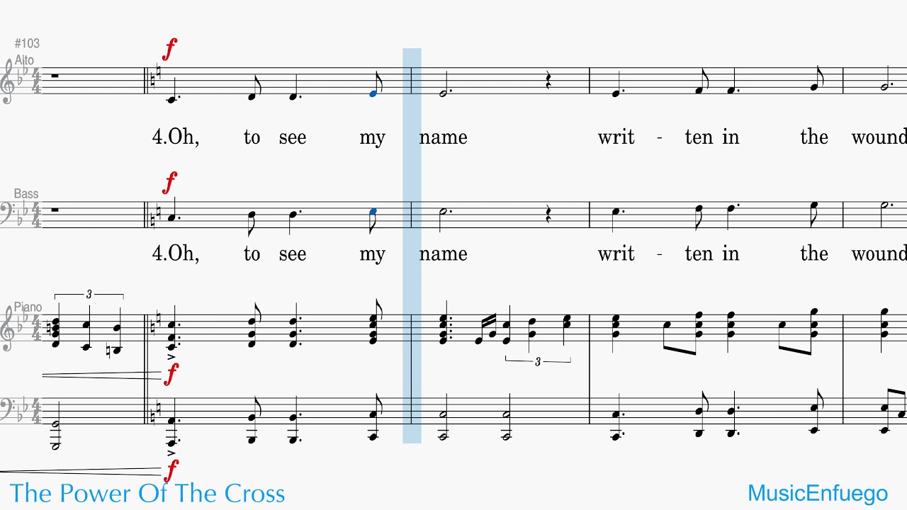 The Power Of The Cross - Alto