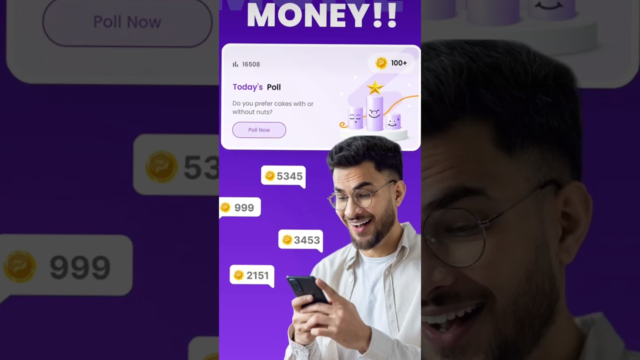 #pollpe and PlayTime 🪙 Redeem twice every day via UPI only here 💸🙌 Download Karo#refer code arjun107