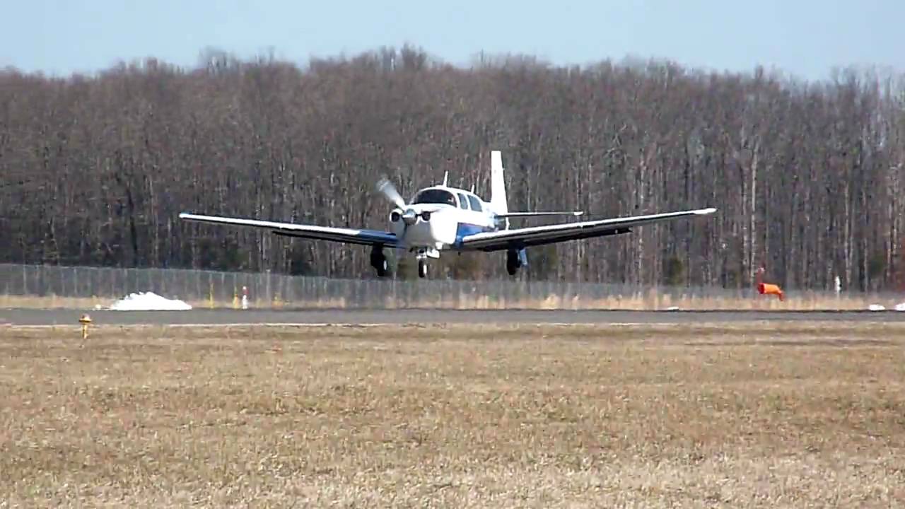 Mooney Acclaim, N411JL landing at KHWY on 3/8/10 at 1500