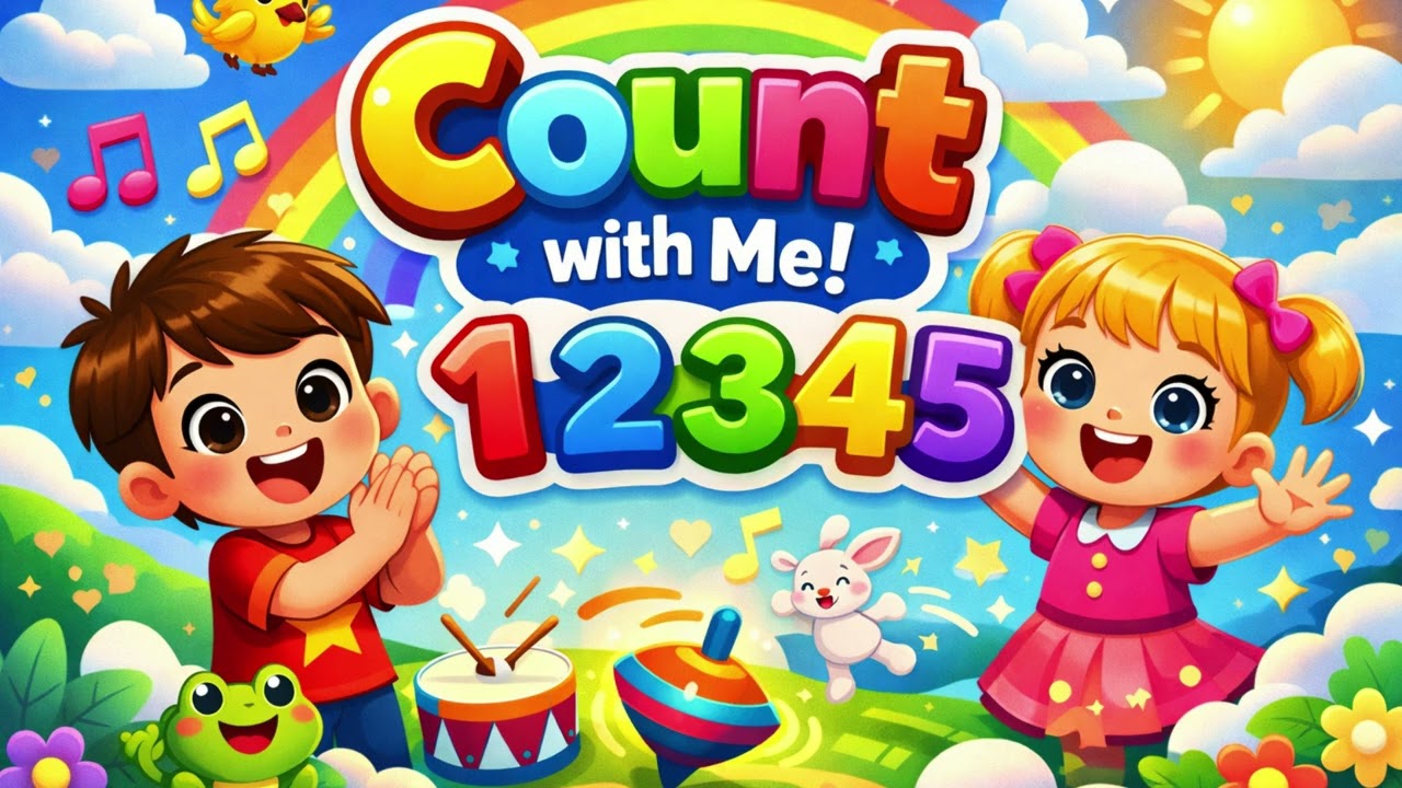 Count With Me 1 to 5 | Baby Counting Song for Kids 2026