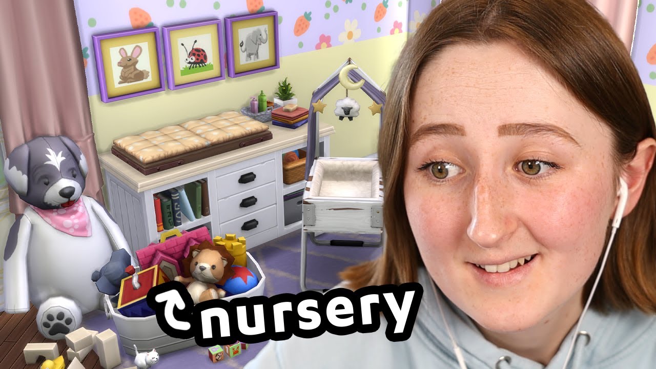 building a baby nursery in the sims