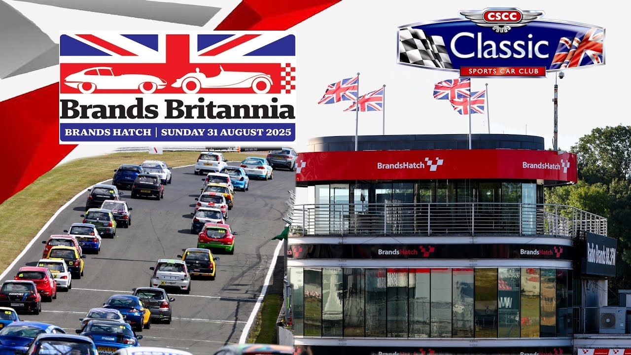 CSCC LIVE Classic Sports Car Club - Brands Hatch 30th/31st August 2025