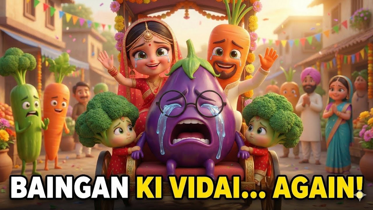 💚💛 Potal Weds Tamatar: Yellow Elephant & Royal Wedding Song! (Hindi Cartoon)