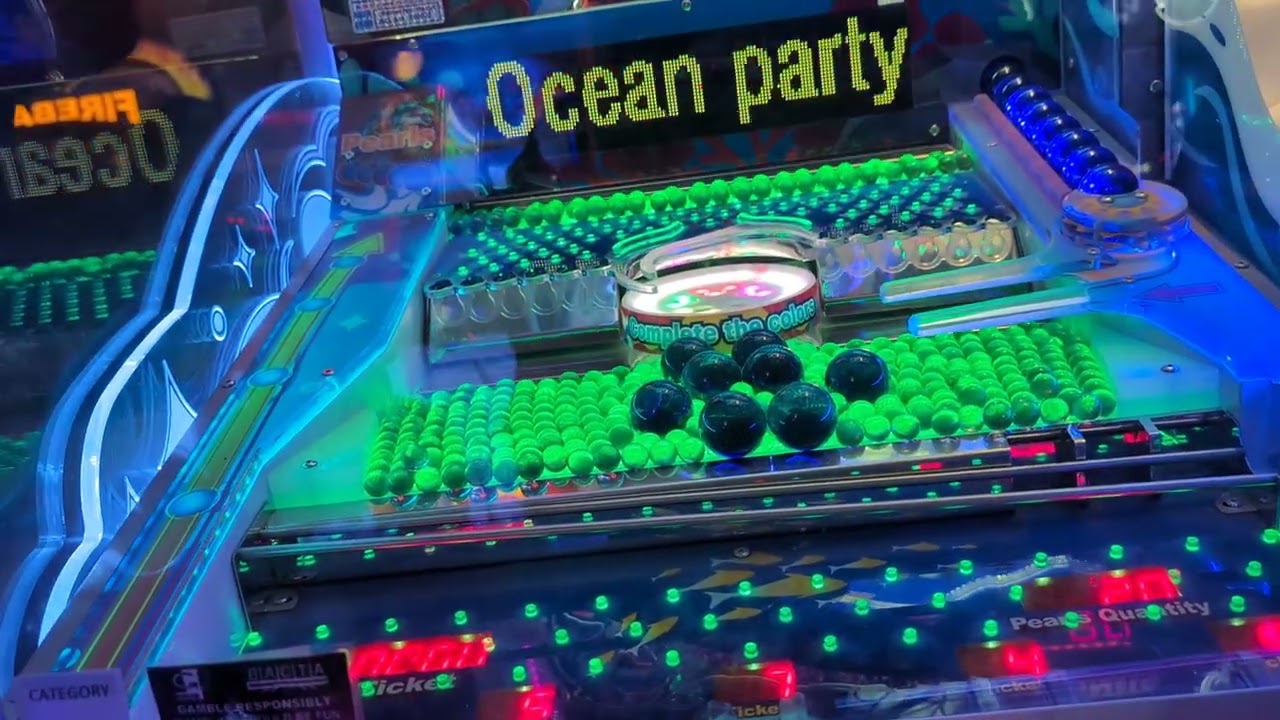 Ocean Party Marble Pusher In The Arcades