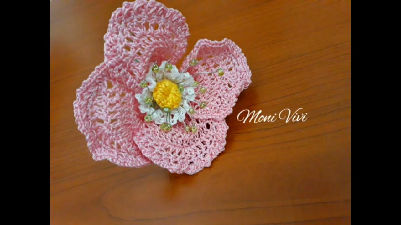 Anemone all'uncinetto/ crochet step by step