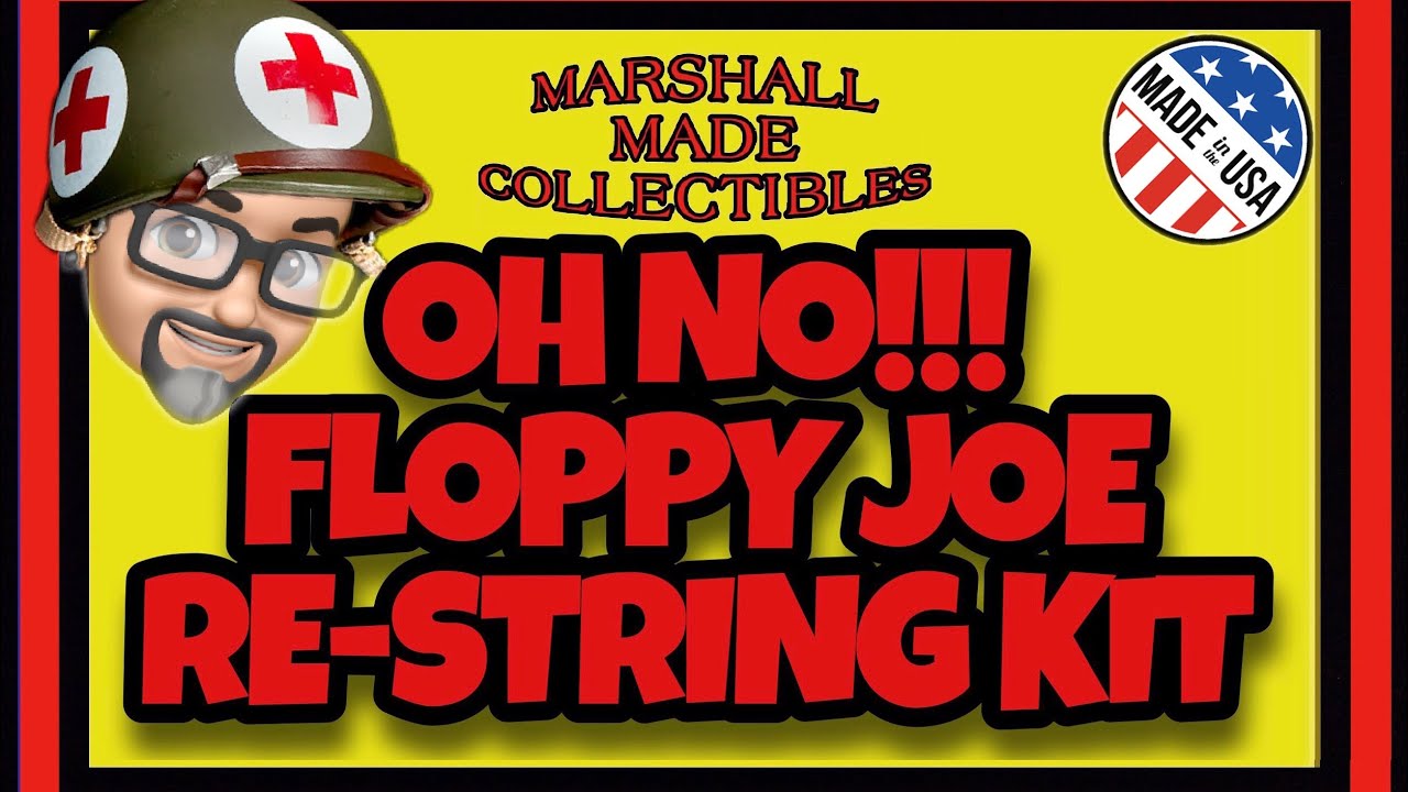 OH NO!!! FLOPPY JOE RE-STRING KIT for G.I. Joe, Action Man, and Real Hero Action Figures