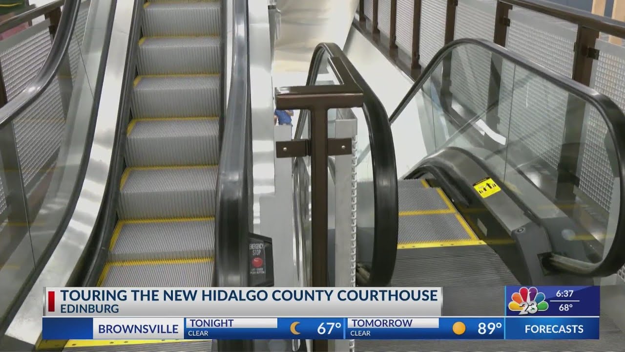 Touring new Hidalgo County Courthouse