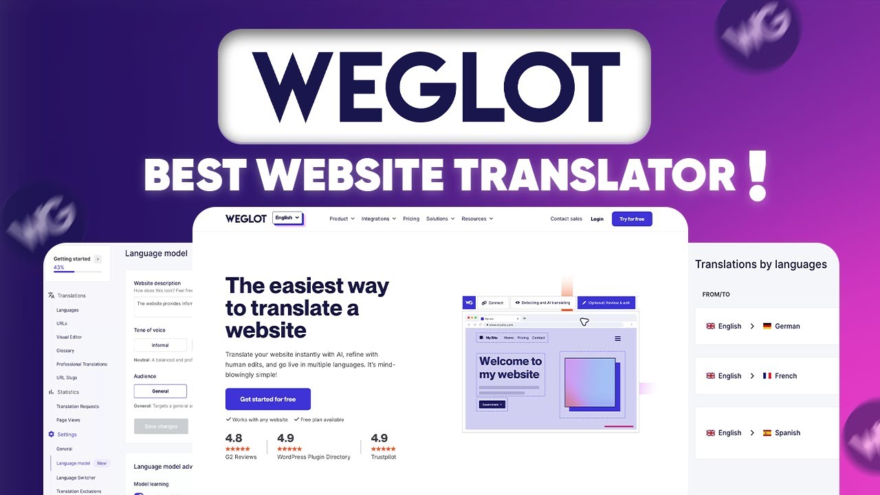 Weglot Review - Best Website Translator for Your Business!