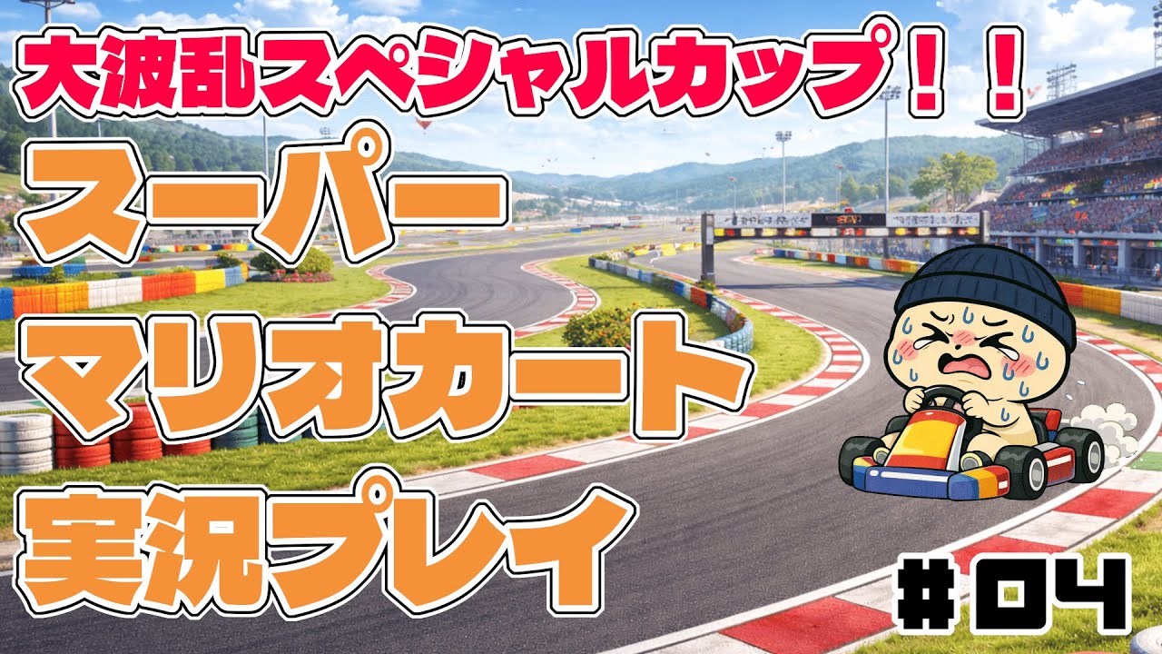 【実況プレイ4回目】魔境！スペシャルカップ！！スーパーマリオカート実況 #04【スーパーマリオカート】