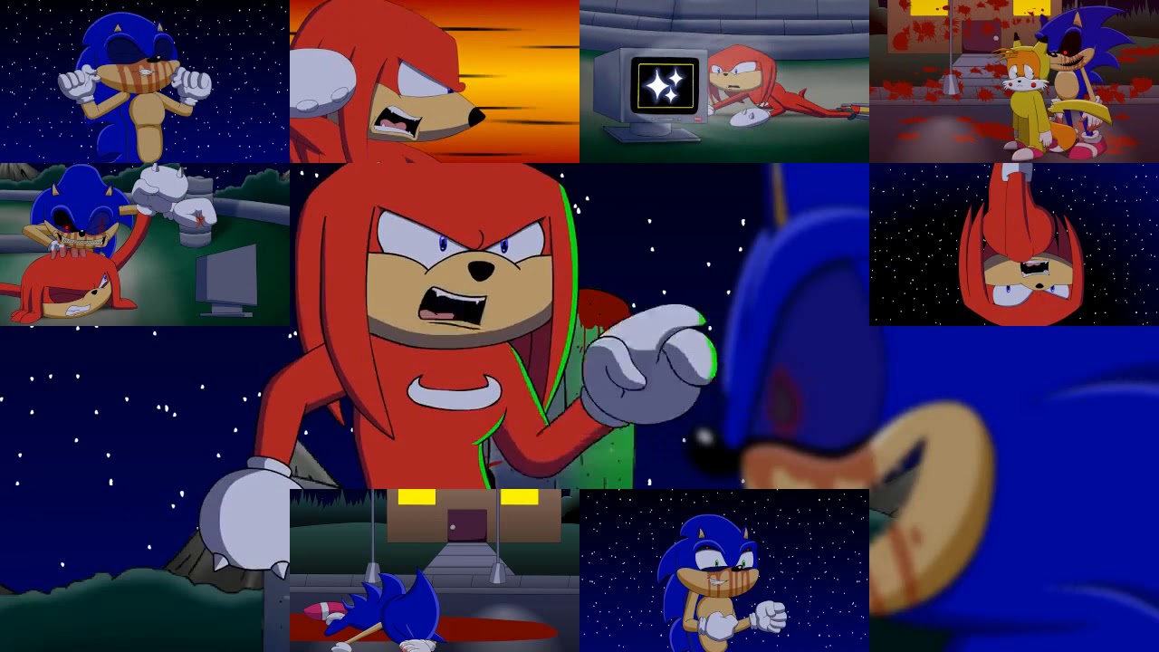 Sonic.exe with Animation has a Sparta Adelaide V2 Remix