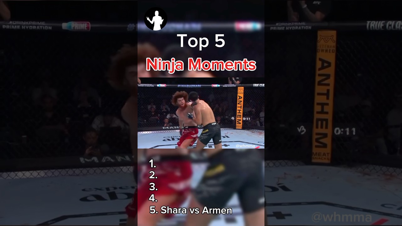 5 of the craziest ninja moments in MMA history! #ufc #mma #boxing #wrestling #bellator