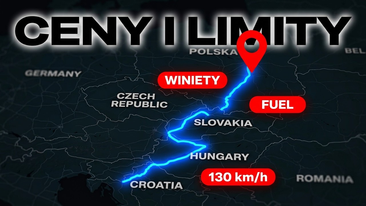 Omówienie trasy z Chorwacji do Polski - Ceny, ciekawostki, limity prędkości itp.