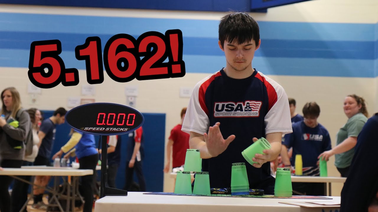 WILLIAM ALLEN 5.162 SPORT STACKING CYCLE! | 2025 Speed of Light Challenge