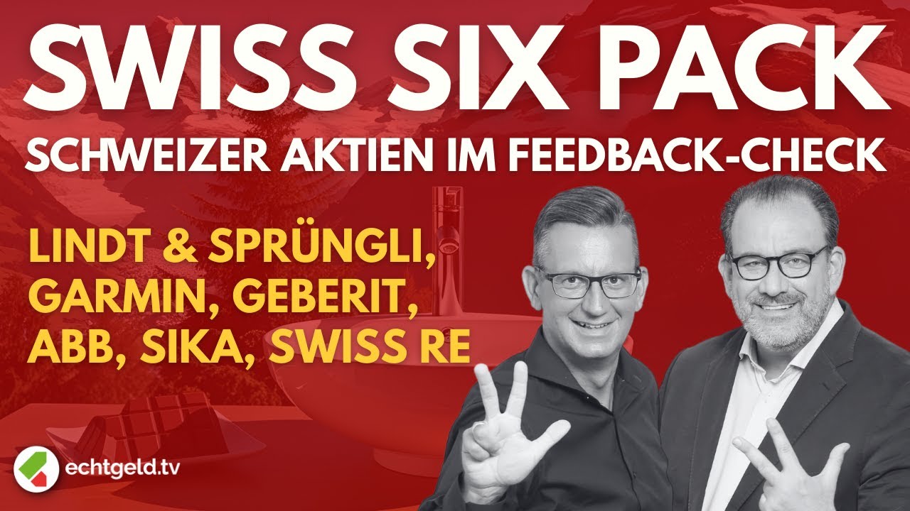 Schweizer Aktien: 6 Feedback-Favoriten von ABB über Garmin, Lindt & Sprüngli bis Swiss Re
