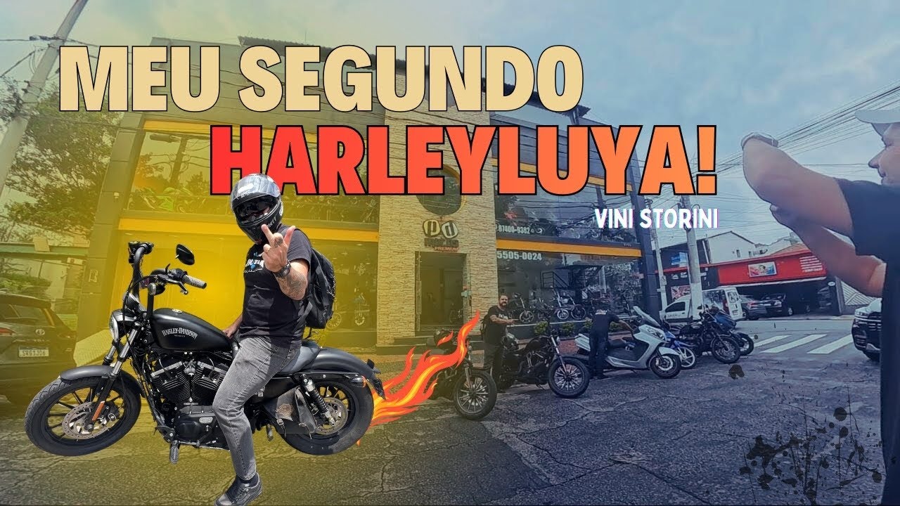MEU SEGUNDO HARLEYLUYA | TROCOU SCOOTER PELO HARLÃO