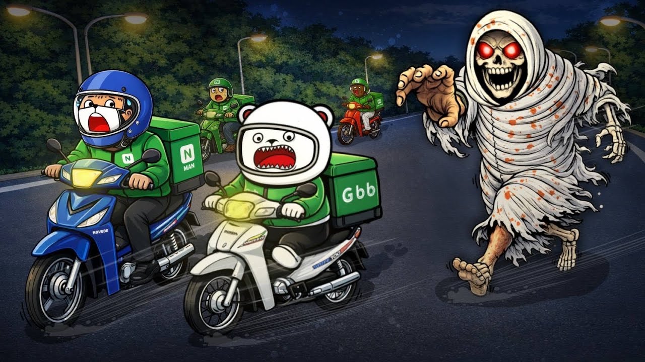 ขับรถส่งก๋วยเตี๋ยว หลังเที่ยงคืน 🛵💨  Roblox