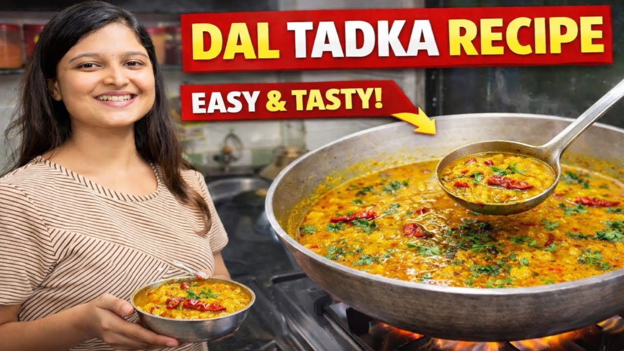 Easy Dal Tadka Recipe 😋👌#Nandanishah04 