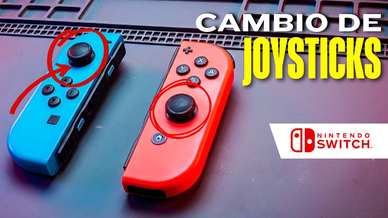 Cómo arreglar el drift de los Joy-Con | Cambio de joysticks TMR (Nintendo Switch)