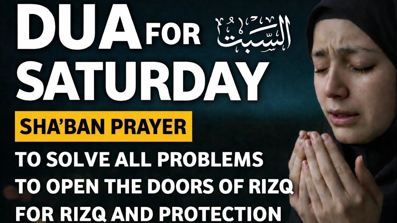 SATURDAY DUA | To Open: The Door of Rizq, Remove Hardships & Worries