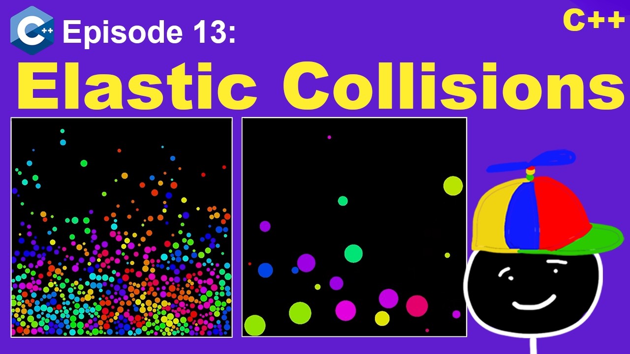 Adding Elastic Collision to My Particle Sim (C++ Ep. 13)