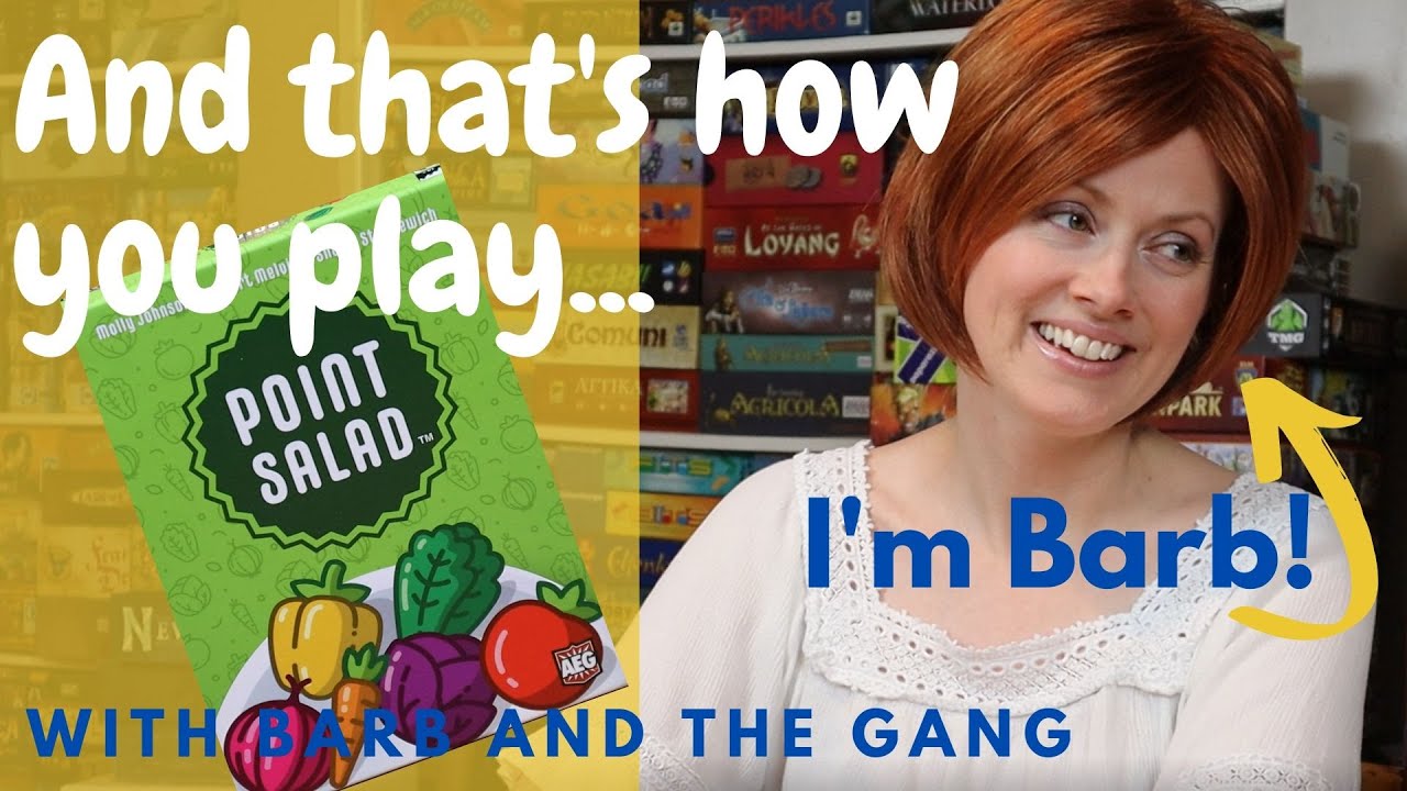 LEARN HOW TO PLAY THE CARD GAME POINT SALAD! It's fast, fun and easy with Barb and the Gang