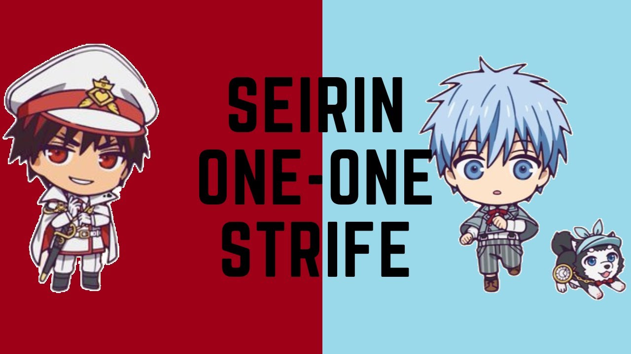 Kuroko, Kagami & Nigō [from Kuroko no Basuke] - Seirin One-One Strife (English lyrics)