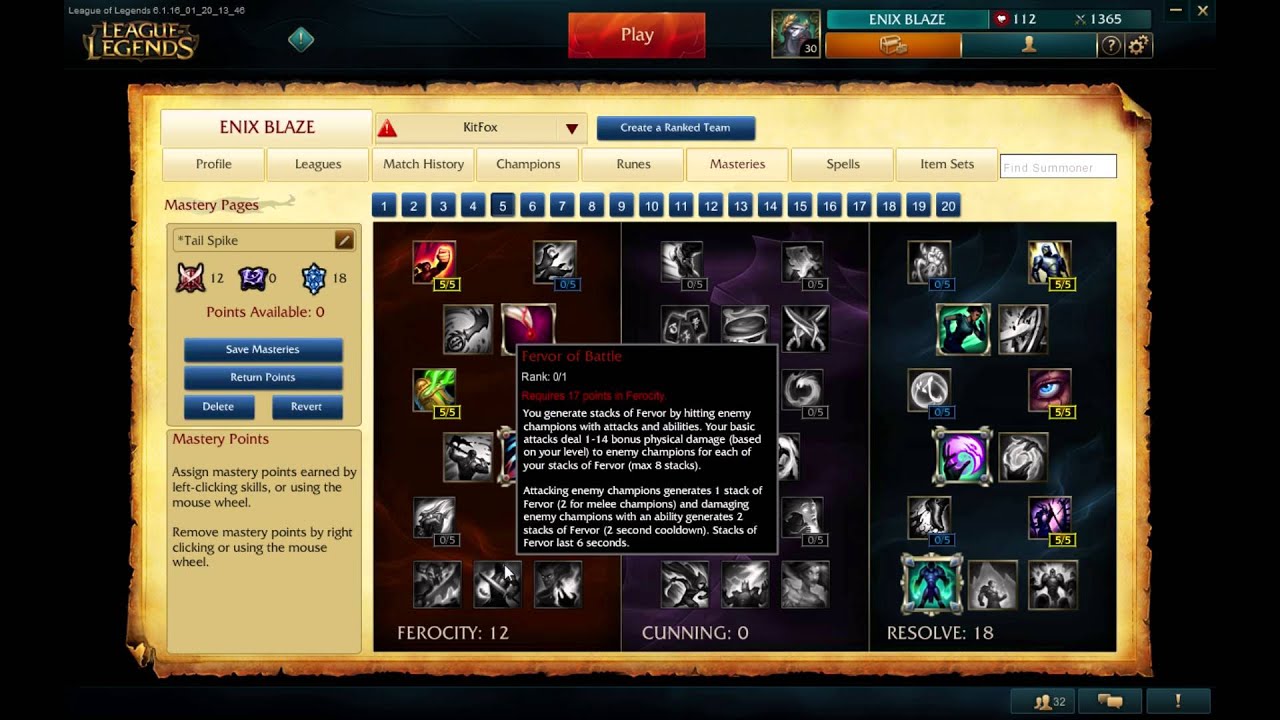 Season 6 Gnar Masteries - Basics Part 1
