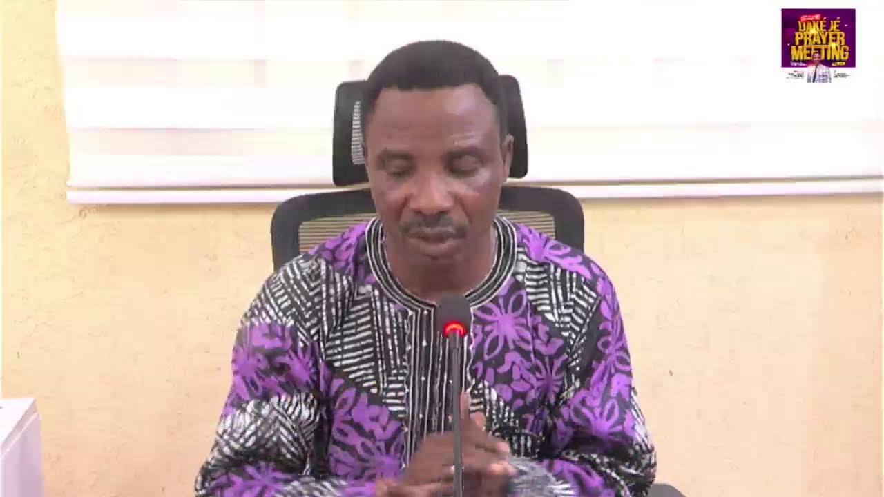 BE STILL AND KNOW THAT I AM GOD (PSALM 46:10)  -  JEREMIAH OKUNLOLA