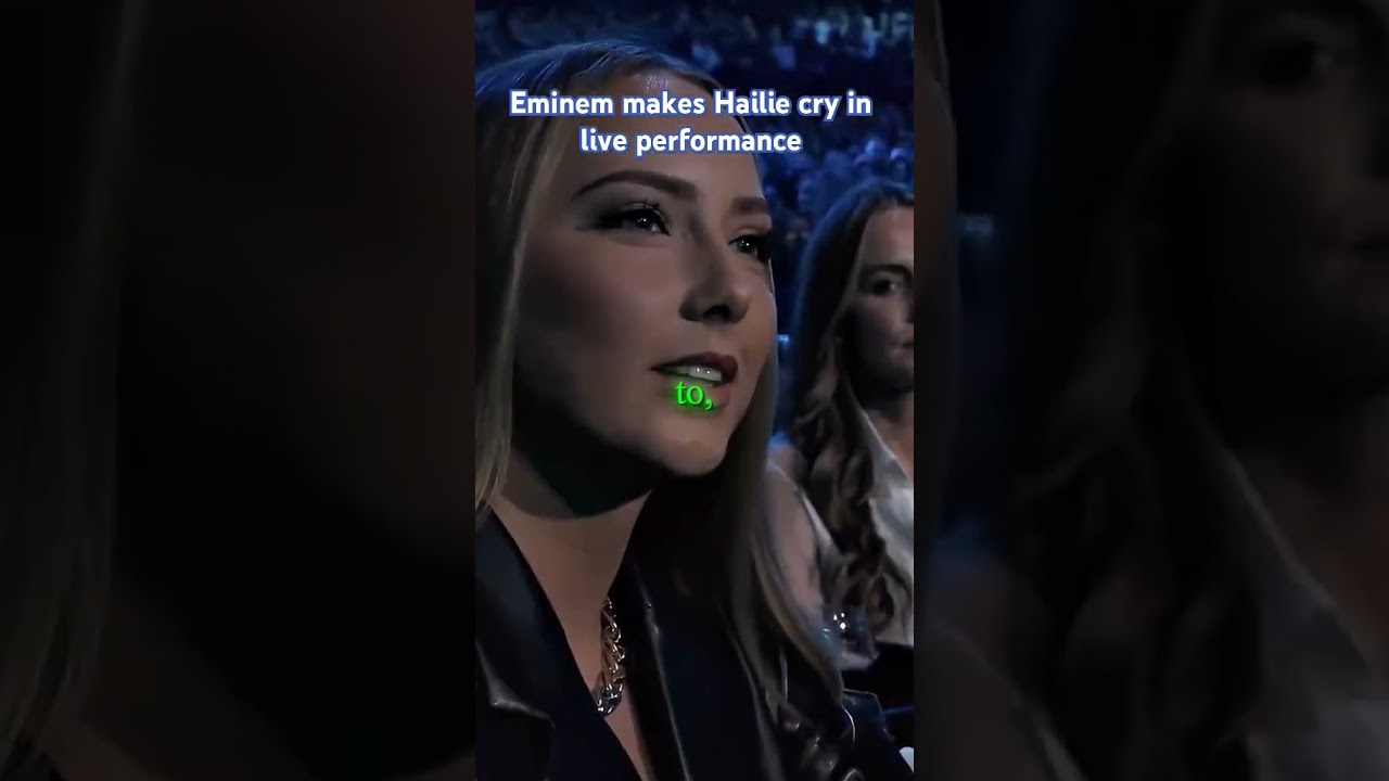 Eminem makes hailie cry #hiphop #eminem #slimshady #shady #music #rhymes #rap #shorts #rapper