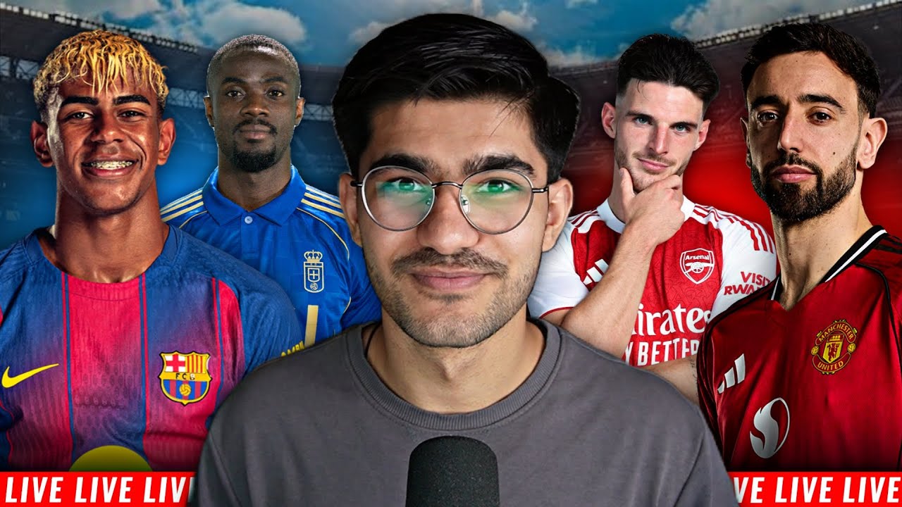 Barcelona vs Oviedo | Arsenal vs Manchester United LIVE MATCH REACTION