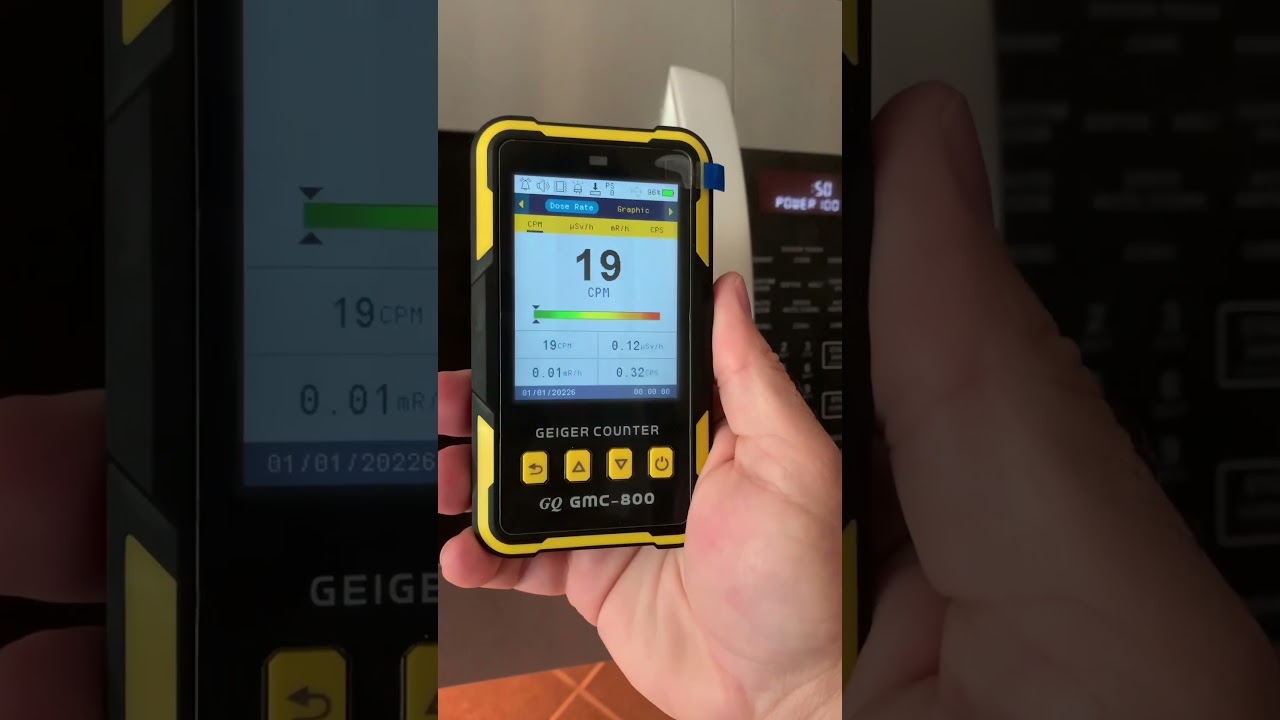 GMC-800 Geiger Counter Microwave Test
