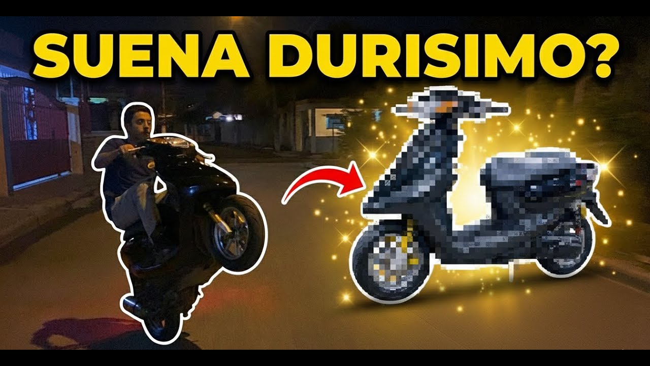 Mofle culebra en moto 101cc  ¿Realmente vale la pena?