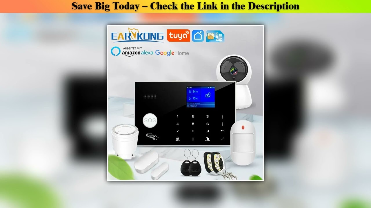 Wifi Gsm Alarm &mdash; Discount (2025): Wifi GSM Alarm System 433mhz Home Burglar Security