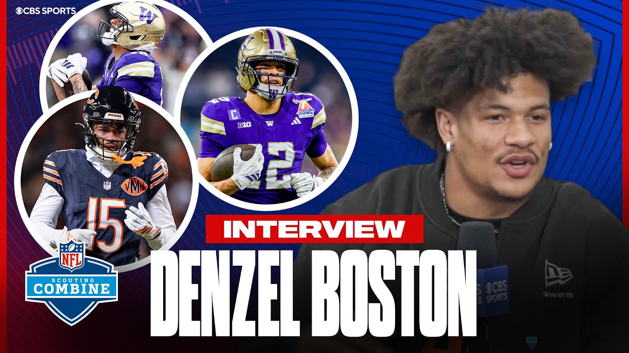 Denzel Boston NFL Combine Interview: His most underrated ability, relationship with Rome Odunze