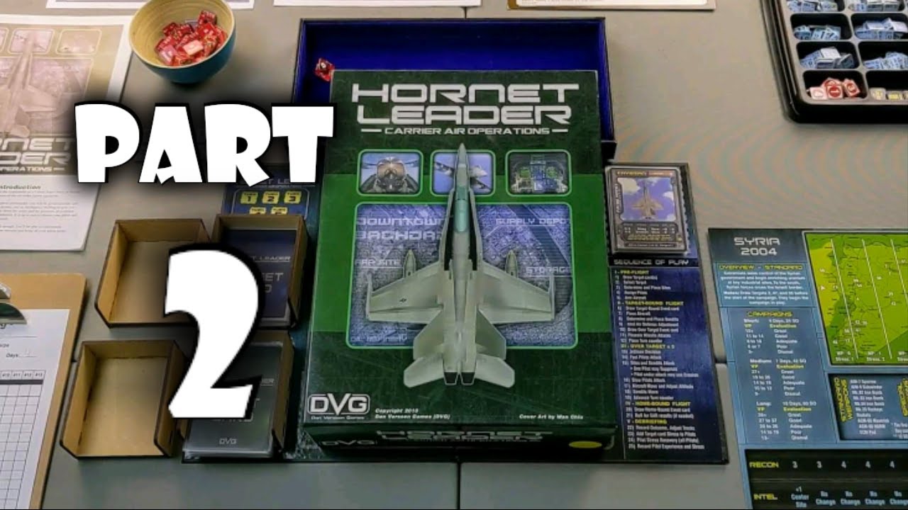 Hornet Leader: Carrier Air Operations - Solo Playthrough - Short Campaign - Part 2